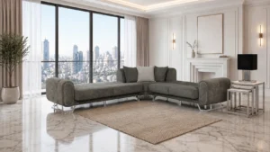 Aura Sectional Set – Grey at HomeBella Furniture, Ottawa – photo 4