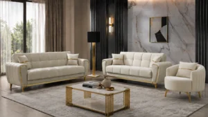 Boston Sofa Set – Beige at HomeBella Furniture, Ottawa – photo 9