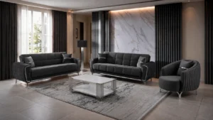 Boston Sofa Set – Grey at HomeBella Furniture, Ottawa – photo 2