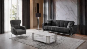 Boston Sofa Set – Grey at HomeBella Furniture, Ottawa – photo 9