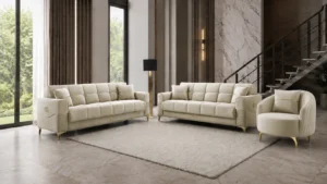Clara Sofa Set – Beige at HomeBella Furniture, Ottawa – photo 3