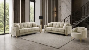Clara Sofa Set – Beige at HomeBella Furniture, Ottawa – photo 4