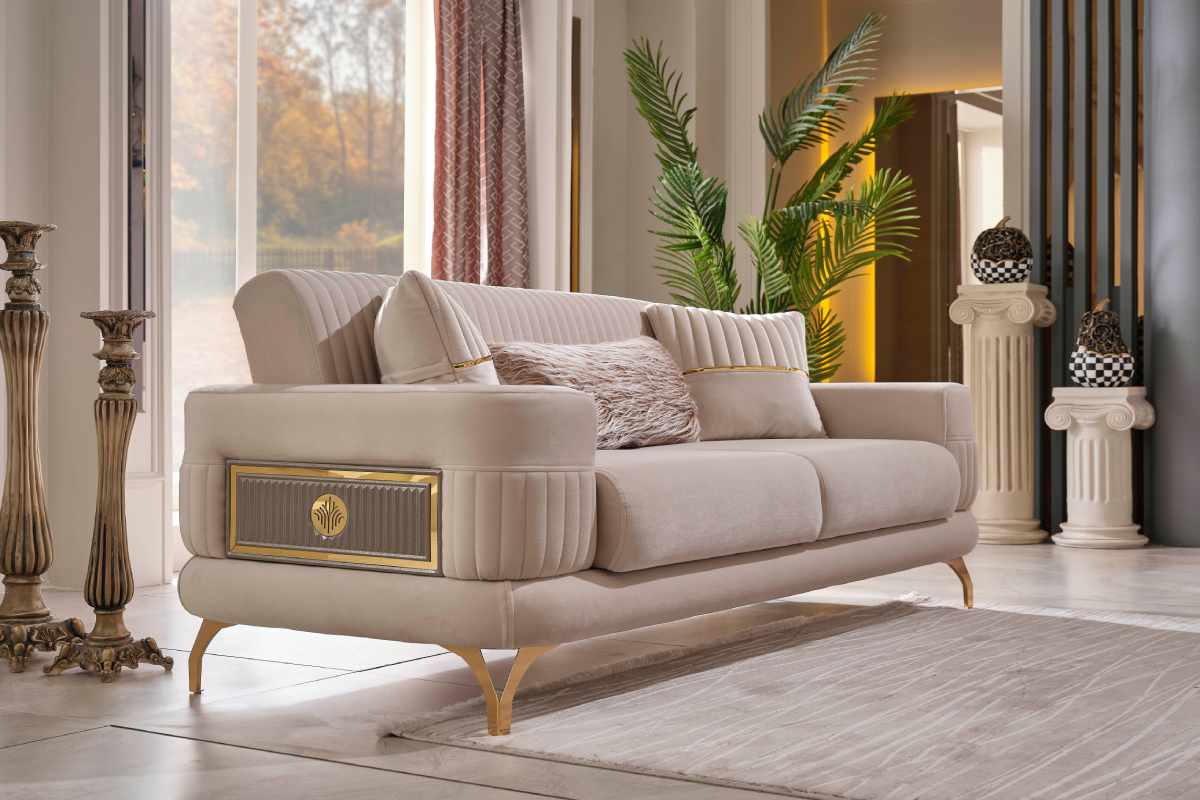 Floria Sofa Set – Beige at HomeBella Furniture, Ottawa – photo 3