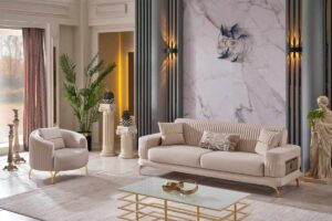 Floria Sofa Set – Beige at HomeBella Furniture, Ottawa – photo 4