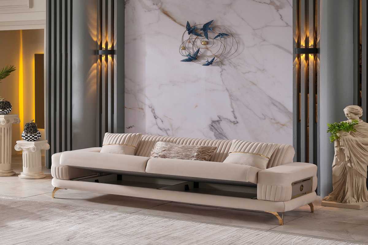 Floria Sofa Set – Beige at HomeBella Furniture, Ottawa – photo 5