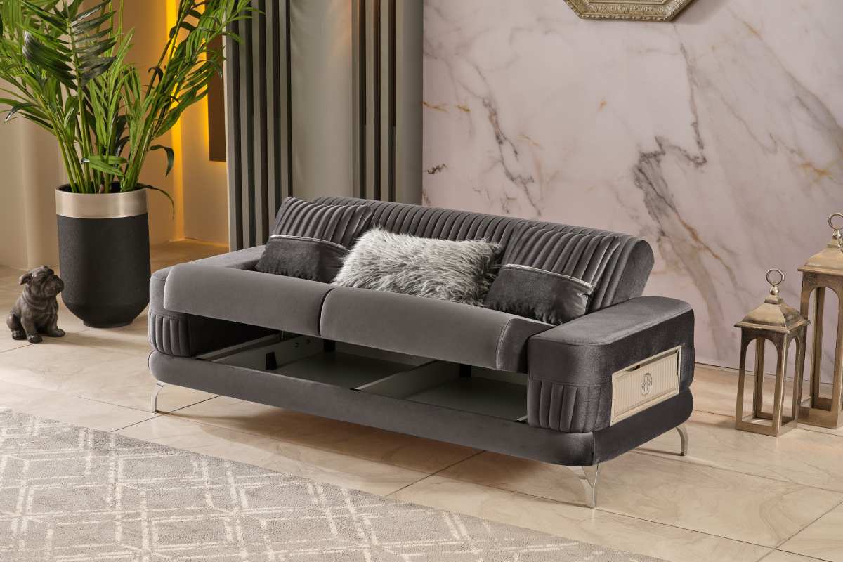 Floria Sofa Set – Grey at HomeBella Furniture, Ottawa – photo 3