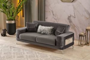 Floria Sofa Set – Grey at HomeBella Furniture, Ottawa – photo 7