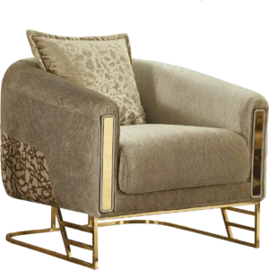 Roma Sofa Set – Beige & Gold at HomeBella Furniture, Ottawa – photo 7