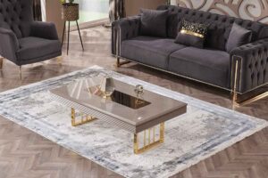 Tella Sofa Set – Dark Grey & Gold at HomeBella Furniture, Ottawa – photo 8